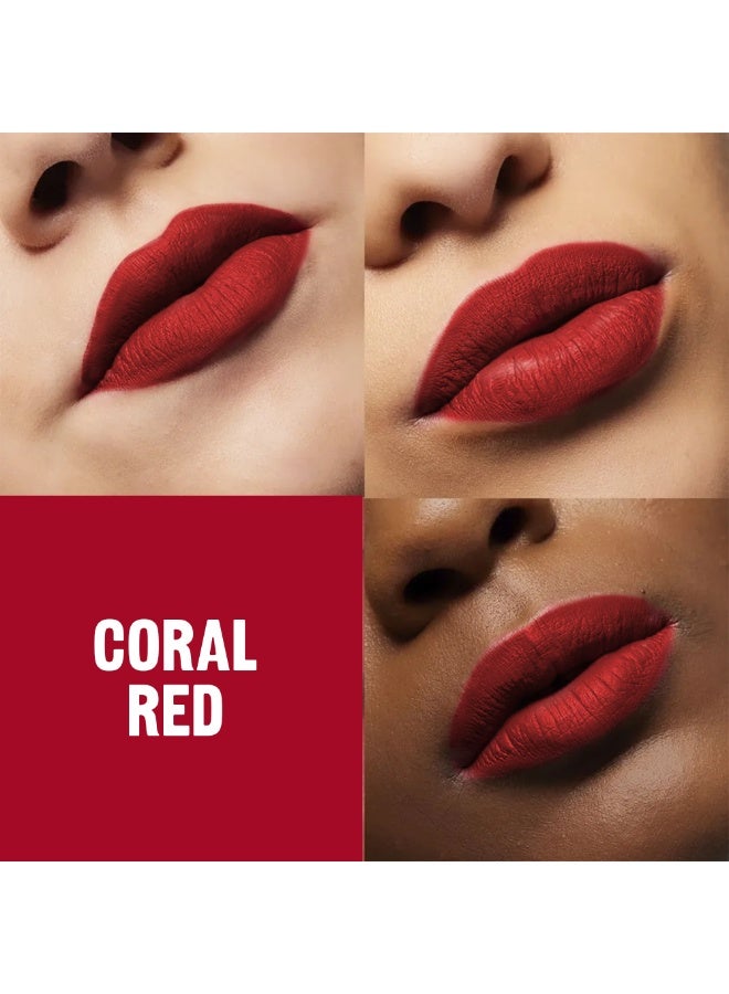 JANIWA Vegan Velvet Mist Matte Lipstick – Coral Red - Image 2