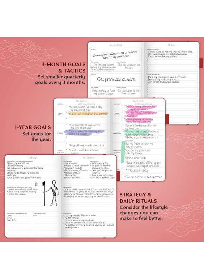 Legend Planner – Deluxe Weekly & Monthly Life Planner to Hit Your Goals & Live Happier. Organizer Notebook & Productivity Journal. - Image 5