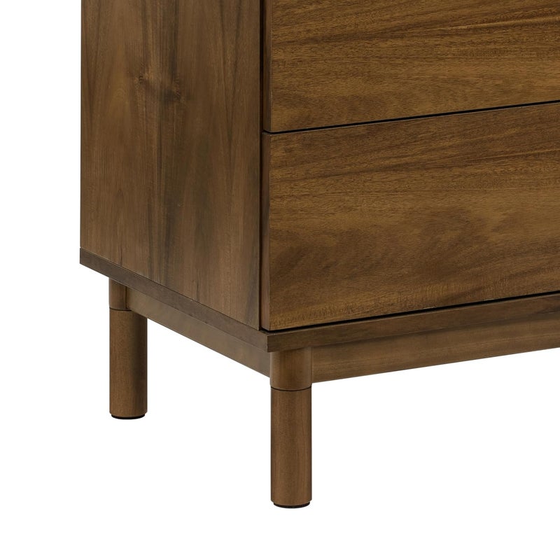 babyletto حزمة أرجل سرير جيلاتو وخزانة بتشطيب الجوز الطبيعي - Image 2