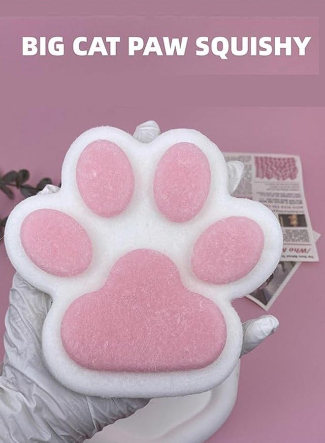 Organizer Taba Giant Paw Squishy toys for Kids Adults, Big Furry Cat Paw Squishy Toys Stress Relief Toy, Super Soft Squeeze Fidget Toys - Image 5