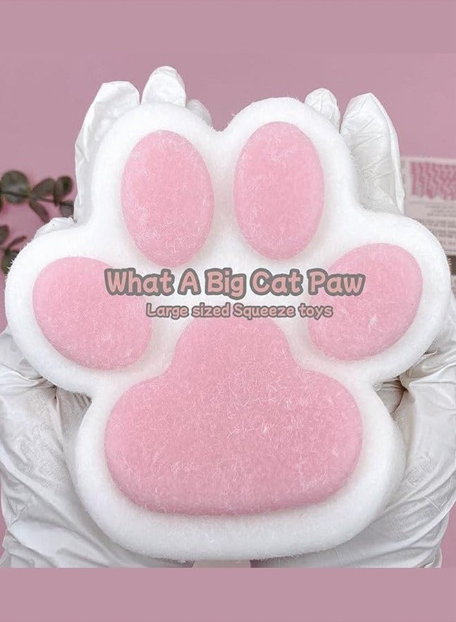 Organizer Taba Giant Paw Squishy toys for Kids Adults, Big Furry Cat Paw Squishy Toys Stress Relief Toy, Super Soft Squeeze Fidget Toys - Image 2
