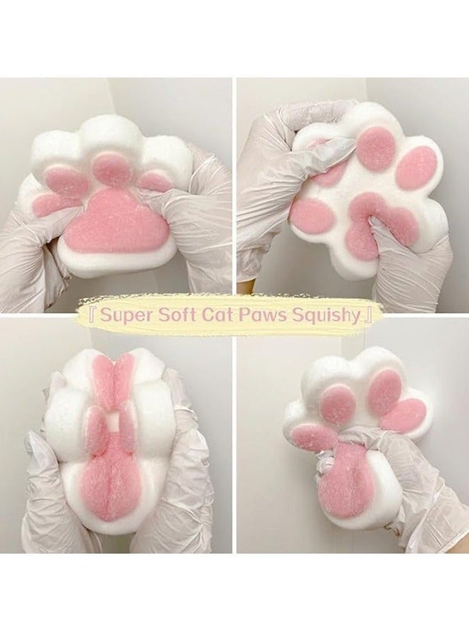 Organizer Taba Giant Paw Squishy toys for Kids Adults, Big Furry Cat Paw Squishy Toys Stress Relief Toy, Super Soft Squeeze Fidget Toys - Image 4