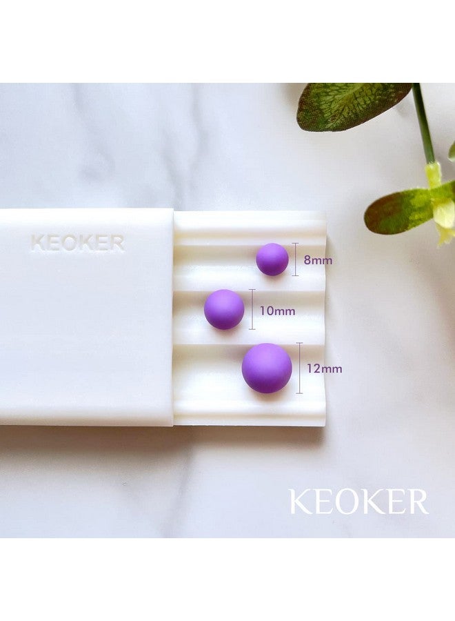 Keoker Polymer Clay Bead Roller Polymer Clay Earrings Tools Round Bead Maker Clay Jewelry Making Tool Helps You Make Perfectly Round Beads In Three Sizes (Round Shape Beads) - Image 3