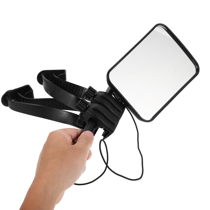 Clip On Towing Mirror Extensions Black Wide Rearview Side Mirrors For Trucks Pickups Trailers - Image 5