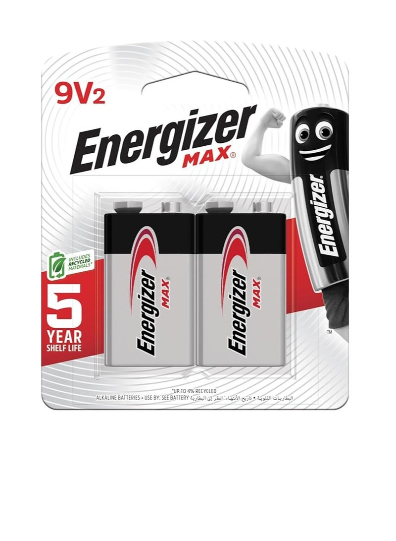 Energizer 2-Piece Max Alkaline Battery silver/black/red - Image 2