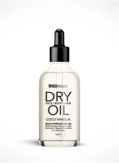 Rhea beauty Dry Oil  Coco Vanilla Multi-Purpose 100Ml 