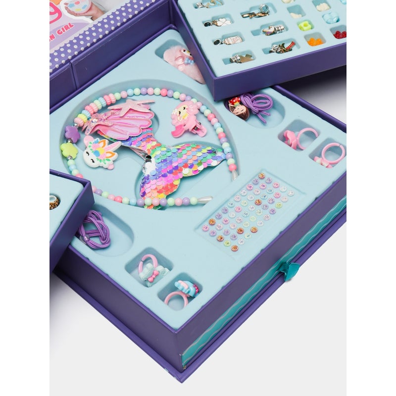Beauty Fashion Girl Cosmetics Magic Box 78 Pieces - LD6149 - Image 4