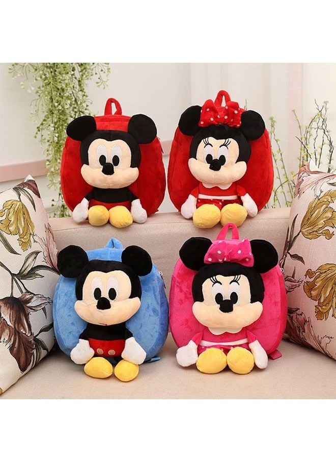 Mickey Mouse Doll Plush Backpack Large Capacity Kids Mini Travel Bag  - Image 3
