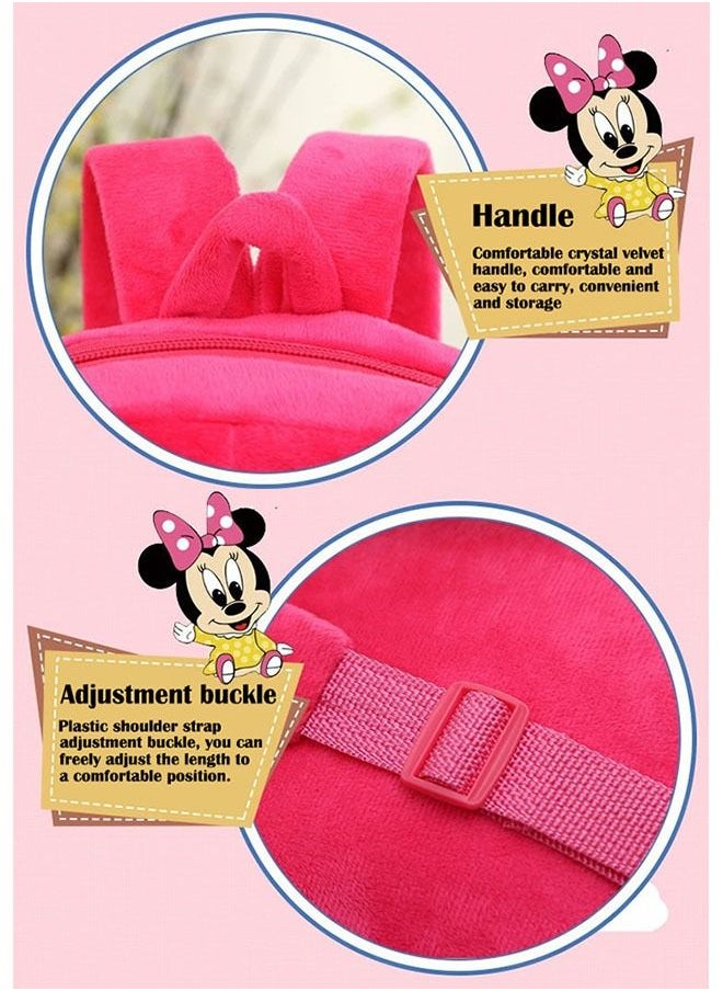 Mickey Mouse Doll Plush Backpack Large Capacity Kids Mini Travel Bag  - Image 4