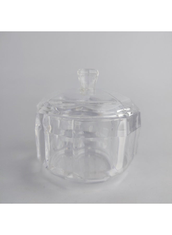 بونبونيرة أكريليك شفافة بغطاء – تصميم أنيق لحفظ وتقديم الحلويات - Image 2