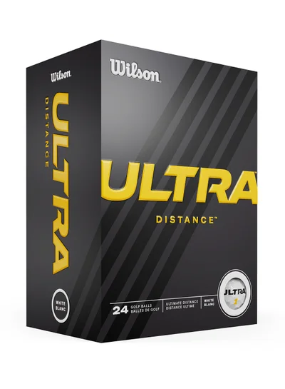 Wilson Ultra Distance 24 Pack Golf Balls, White
