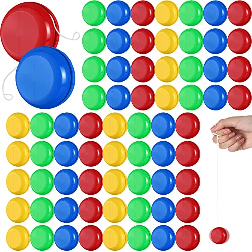 Junkin 200 Pcs Mini Yo Yo Assorted Colors Yoyo Bulk Classic Beginner Yoyo for Teens and Adults Back to School Party Favor Classroom Prizes Goody Bag Fillers Activities Valentine Interchange Gifts - Image 1