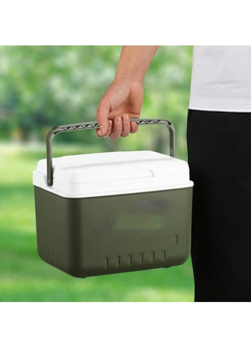 KASTWAVE - Hard Coolers, High-Capacity Ice Chest, Insulated Portable Cooler, 5.4 QT Compact Ice Coolers, Ice Chest Cooler with Three-Layer Structure, Heavy Duty Ice Box Personal Use for Outdoor Camping - Image 1