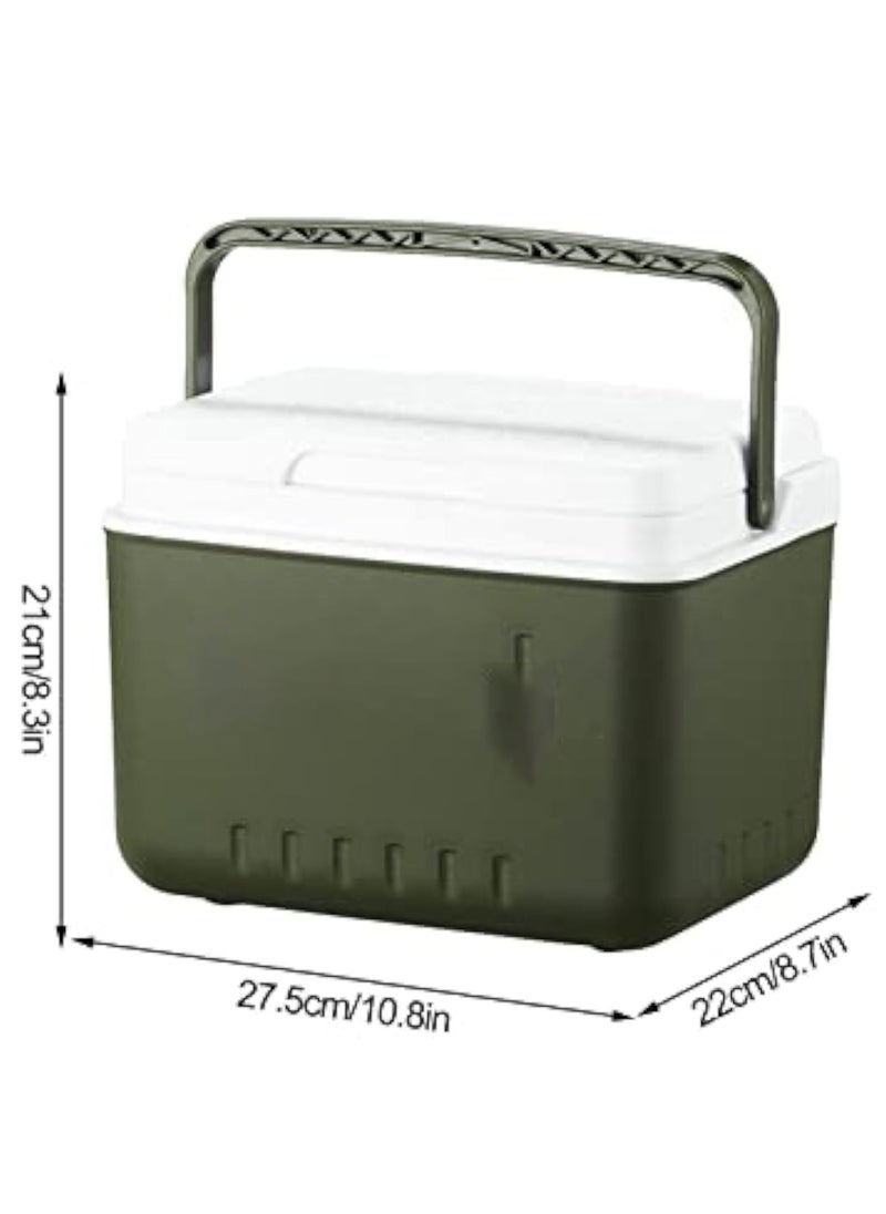 KASTWAVE - Hard Coolers, High-Capacity Ice Chest, Insulated Portable Cooler, 5.4 QT Compact Ice Coolers, Ice Chest Cooler with Three-Layer Structure, Heavy Duty Ice Box Personal Use for Outdoor Camping - Image 1