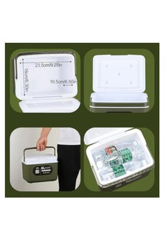 KASTWAVE Hard Coolers, High-Capacity Ice Chest, Insulated Portable Cooler, 5.4 QT Compact Ice Coolers, Ice Chest Cooler with Three-Layer Structure, Heavy Duty Ice Box Personal Use for Outdoor Camping  - Image 4