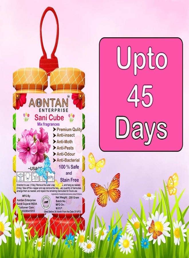 AONTAN ENTERPRISE معطر جو للحمام والمرحاض من شركة أونتان إنتربرايز، معطر جو للحمام، كرات مبولة، مكعبات مبولة، مكعبات تعقيم، كرات نفثالين، عبوة من 3 قطع، وزن كل قطعة 200 غرام - Image 3