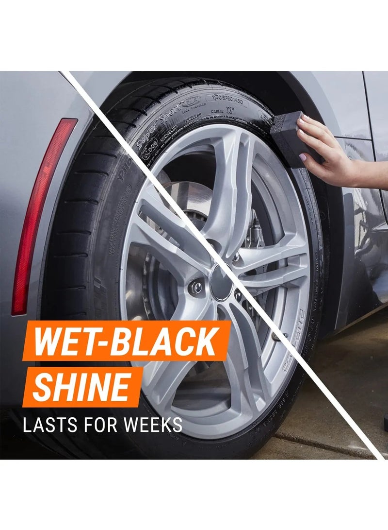 Nora 3-in-1 Tire Shine for Cars – Cleans, Shines, and Protects Against Drying and Cracking – 650ml  - Image 4