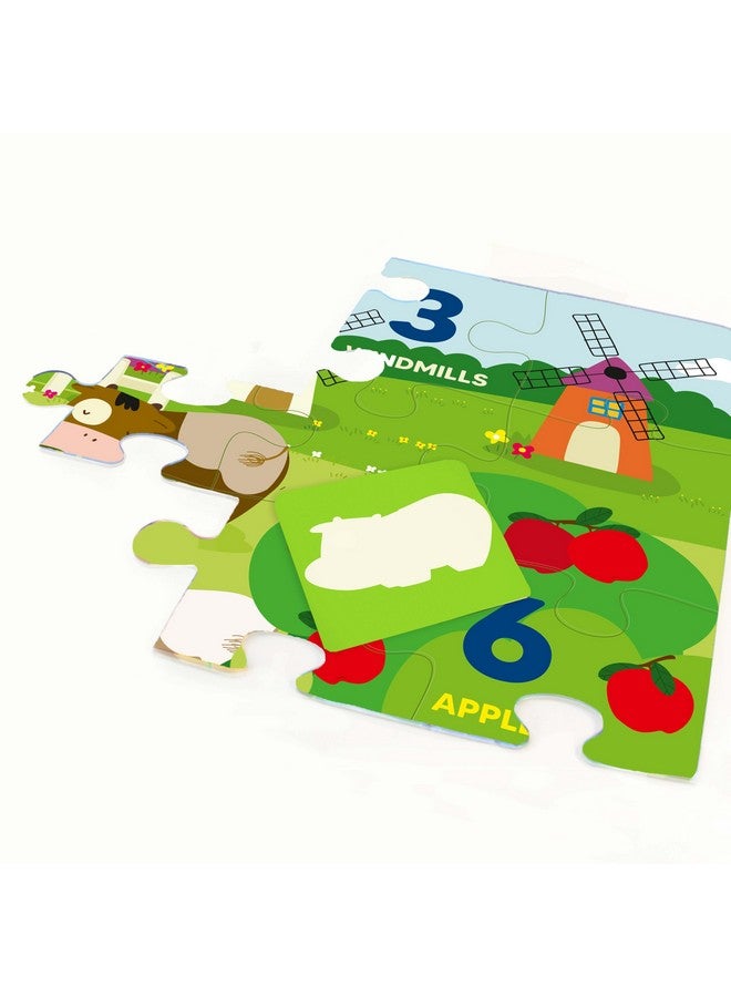 Shumee My Jumbo Floor Puzzle - Farm Friends- 30 Cards With 8 Games - 48 Pieces - Image 3