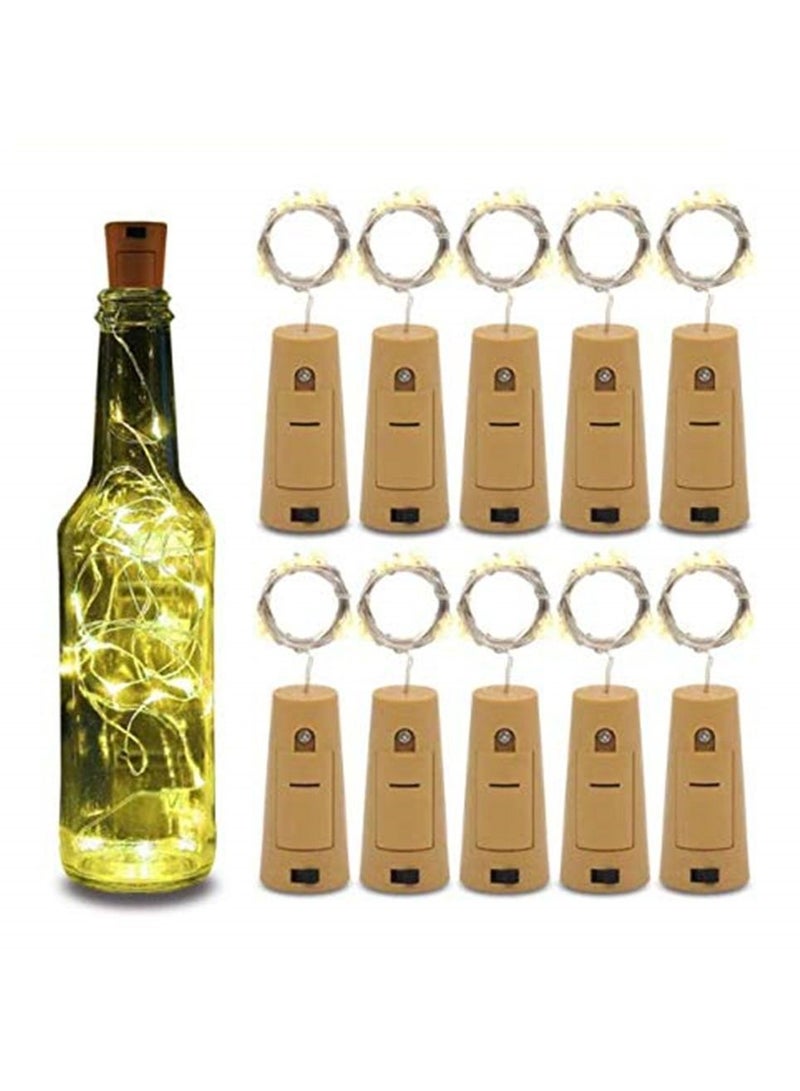 10pcs Bottle Lamp 20led Cork Bottle Lamp with Screwdriver Battery Power Cork Lamp String Lamp Party Decoration - Image 2