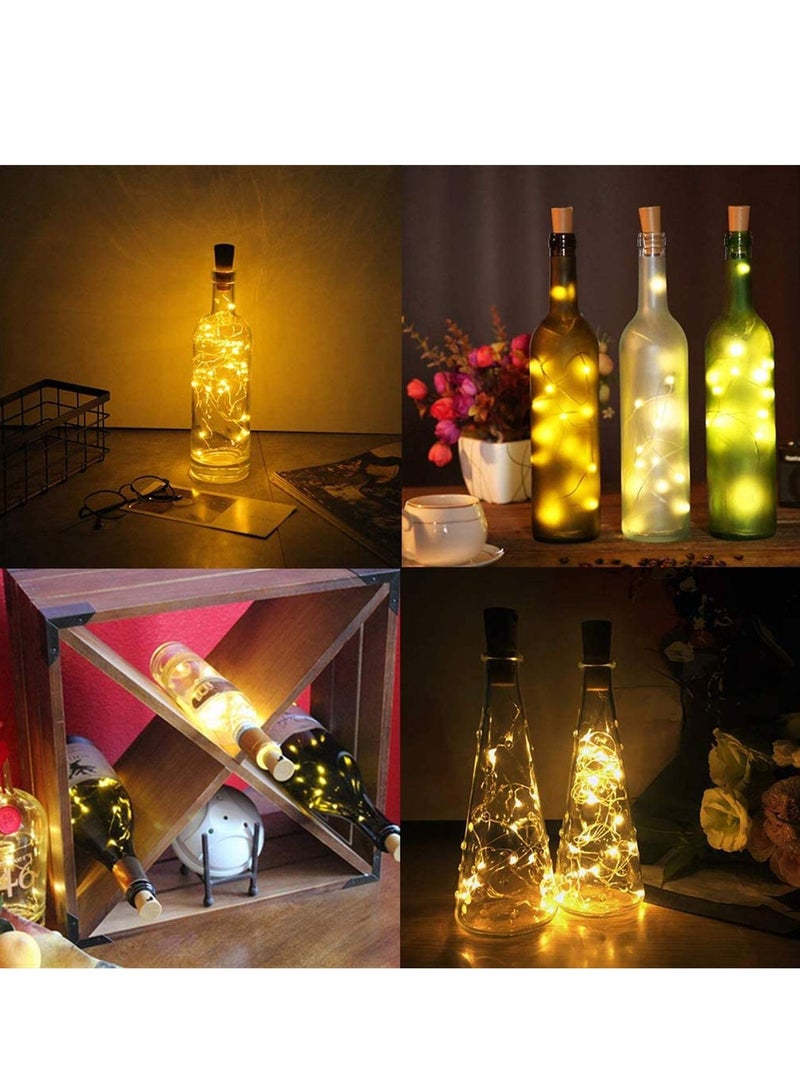 10pcs Bottle Lamp 20led Cork Bottle Lamp with Screwdriver Battery Power Cork Lamp String Lamp Party Decoration - Image 1