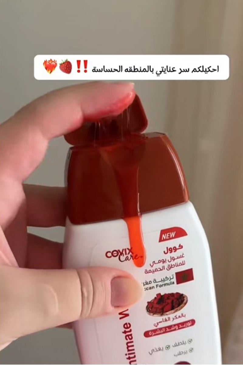 covix care Cool Intimate Wash Everyday Care Aker Fassi & Aloe Vera 215 ml - Image 5