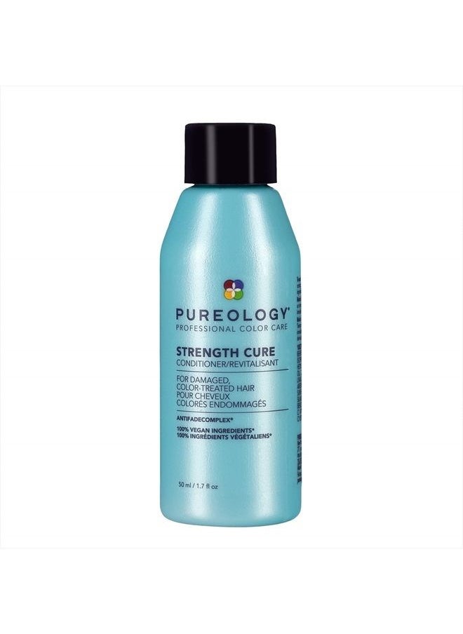 PUREOLOGY بلسم تقوية الشعر من Strength Cure للشعر التالف والمُعالج بالألوان، 1.7 أونصة سائلة  - Image 1
