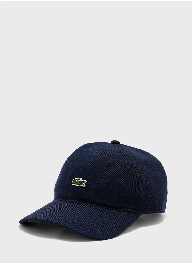 LACOSTE Logo Curved Peak Caps