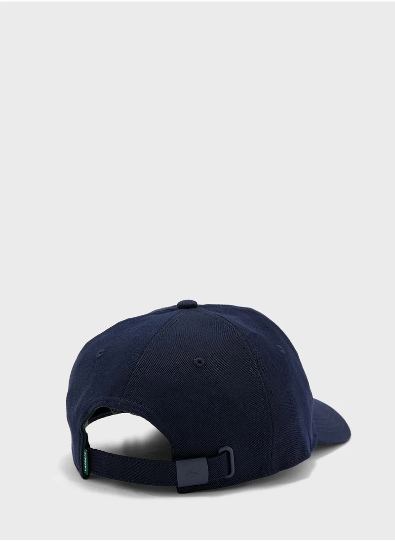 LACOSTE Logo Curved Peak Caps