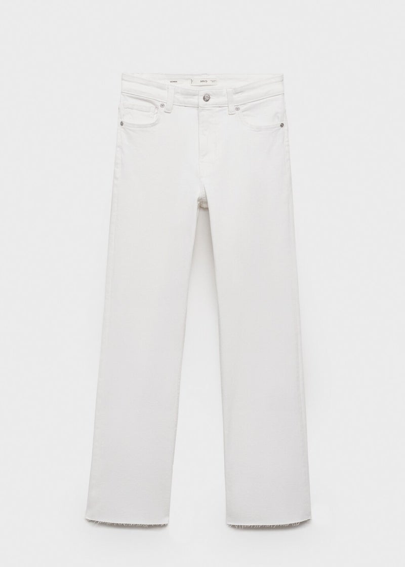 MANGO Sienna Flared Cropped Jeans  - Image 5