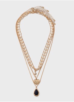 ELLA 4 Pack Mix Pendant Necklace  - Image 1