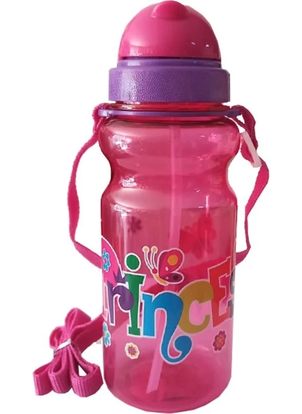 Dolphin Water Bottle for Girls 500ML Pink 1 Piece Princess Pink Water Bottle Plastic Water Bottle