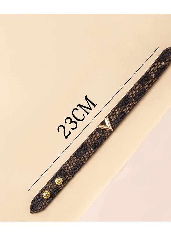 Generic - Distinctive hand bracelet with two clasps resizing, with Harb V design - Image 1