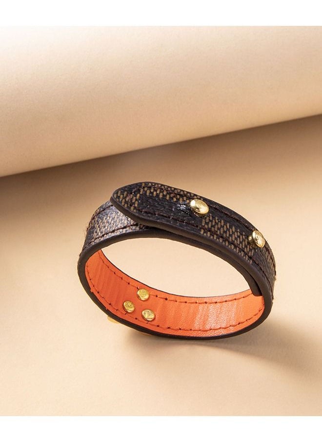 Generic - Distinctive hand bracelet with two clasps resizing, with Harb V design - Image 1