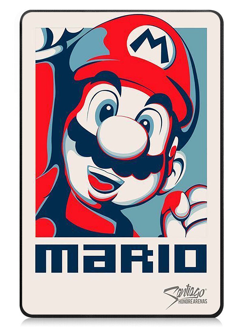 Theodor Protective Flip Case For Apple iPad mini 7th Generation (A17 Pro 2024 Model) (Mini 6 2021 Model  6th Generation) With Trifold Stand Auto Wake Sleep Shockproof Cover Super Mario - Image 1