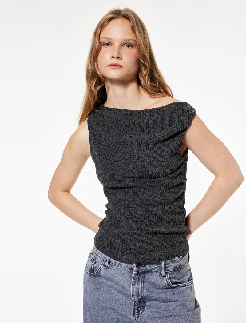 كوتون Sleeveless Blouse