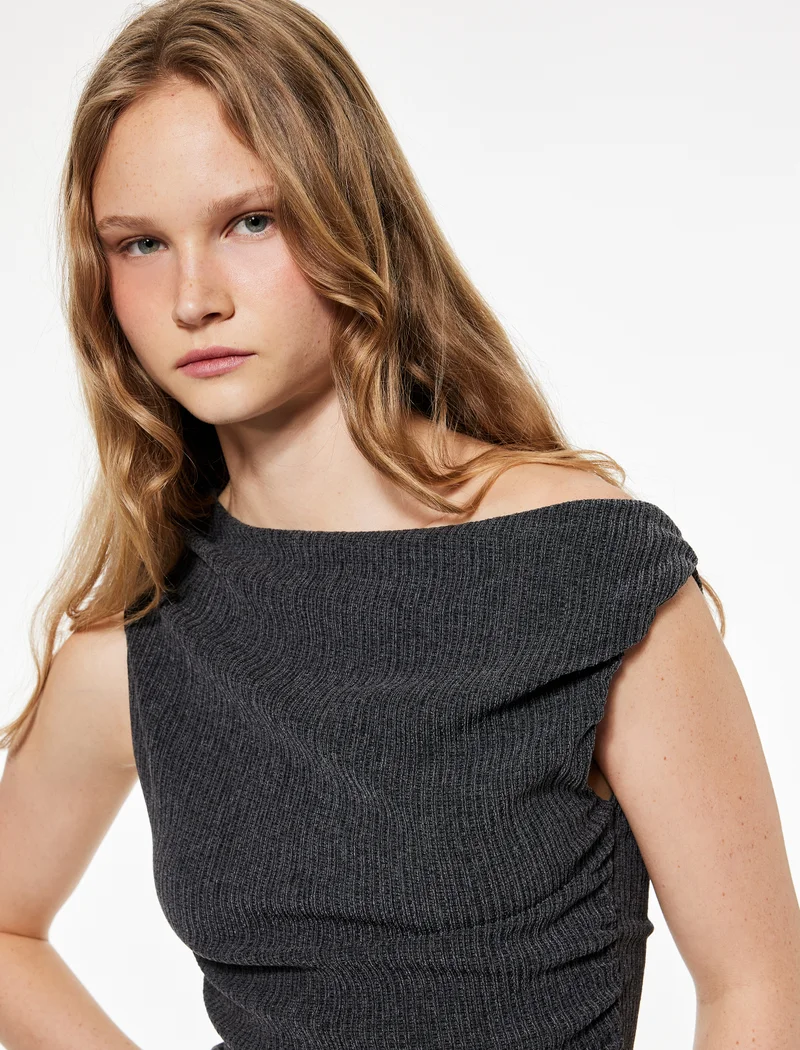 كوتون Sleeveless Blouse
