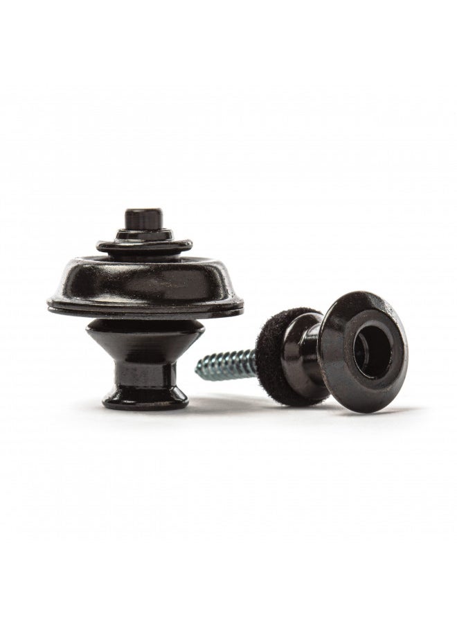 JIM DUNLOP JIM DUNLOP Straplok Dual Design Strap Retainer System, Black  - Image 1