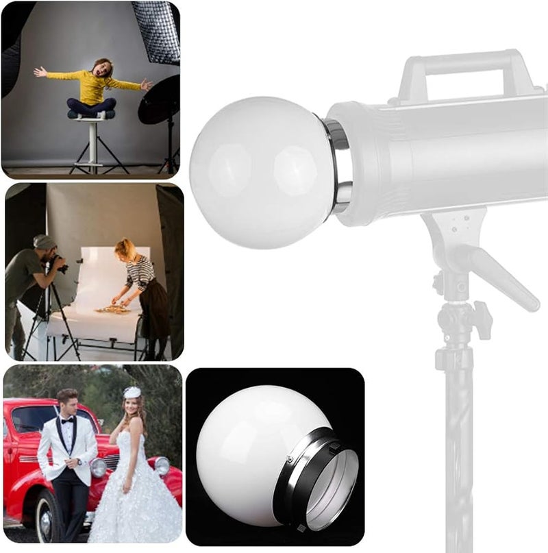 Portable Soft Light Ball For Mount 360 Degrees Lighting Angle Even Light Wedding Studio Photography - Image 5