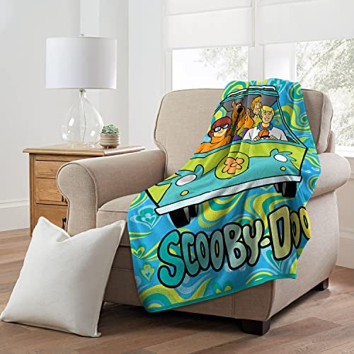 Northwest Scooby Doo Micro Raschel Throw Blanket, 46" x 60", Groovy Baby - Image 4