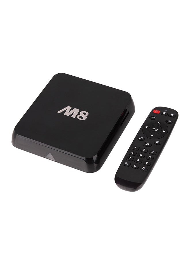 NIBEMINENT - M8 Amlogic S802 Quad Core Android TV Box Black - Image 1