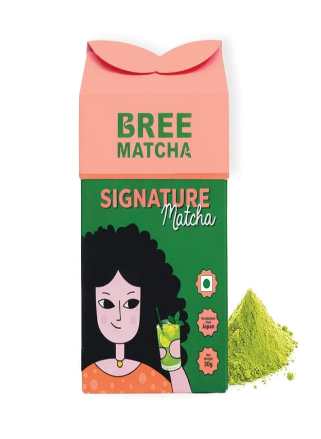 Bree Matcha Green Tea Powder (30g) | Premium Japanese Matcha from Kagoshima | Boost Energy, Improve Alertness & Mood | Smooth Umami Taste - Image 1