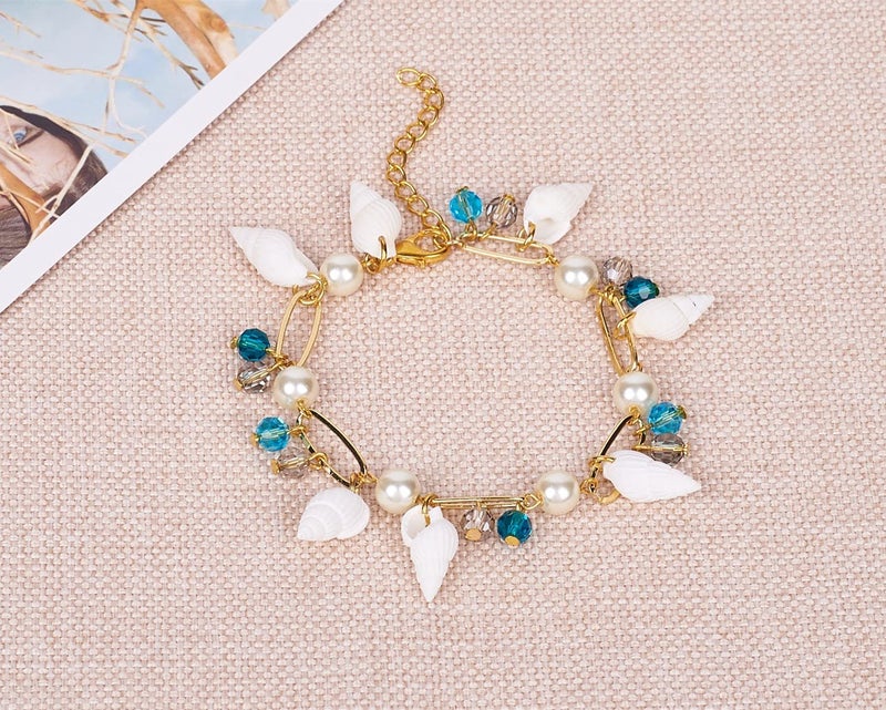 KISSITTY About 300pcs Natural Beach Sea Shell Beads with Holes 1mm Length 16-25mm Trumpet Spiral Seashells for DIY Craft Jewelry Making Wedding Party Home Decor - Image 3