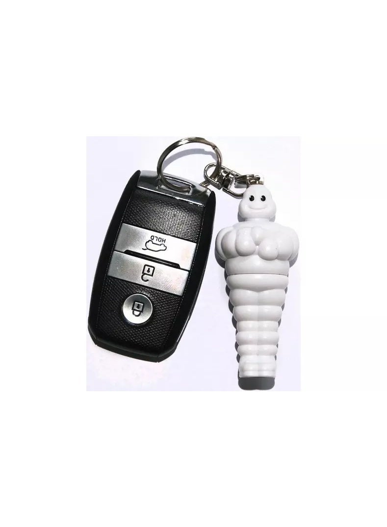 Michelin Bibendum Digital Tyre Pressure Gauge Keyring Compact LCD Air Pressure Tester for Cars, Motorcycles & SUVs CAE-101561 - Image 3