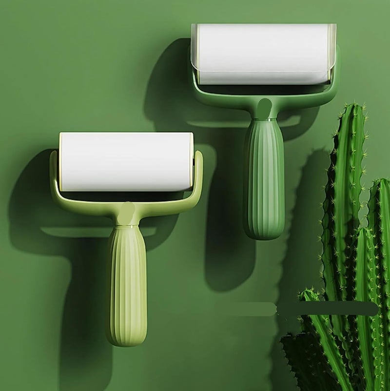 Snacko Tearable Lint Roller - Sticky Roll Paper for Pet Hair, Dust, and Clothes Cleaning | Replaceable Cleaning Brush Accessories(Yellow) - Image 2