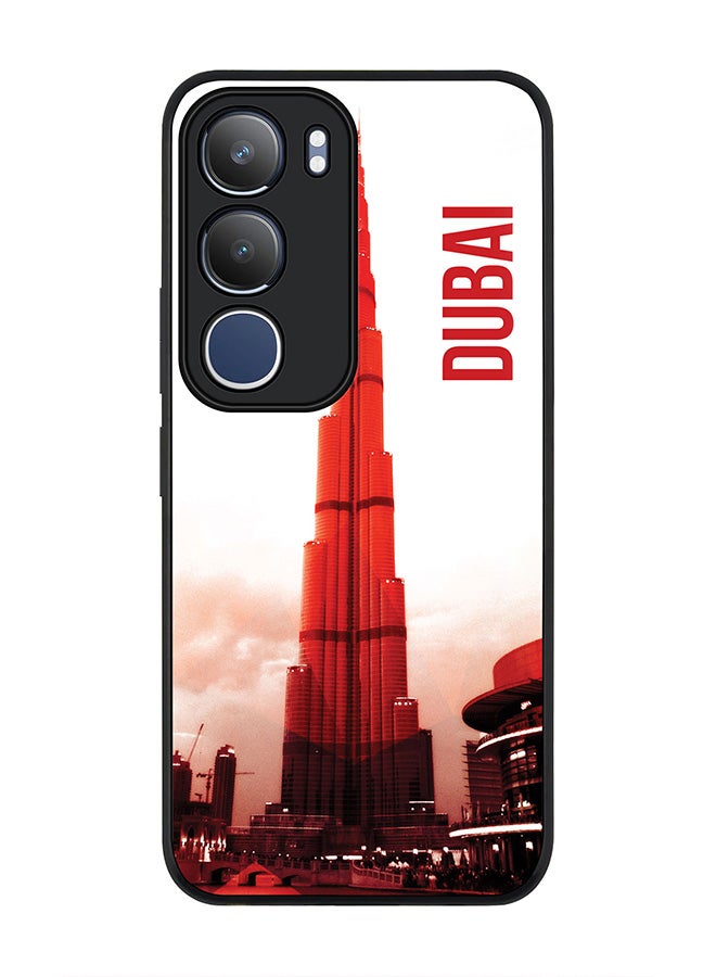 Stylizedd For vivo Y19s / Y19s Pro Case,Slim fit Camera Protection, Shockproof Thin Phone cover  - Dubai - The Burj