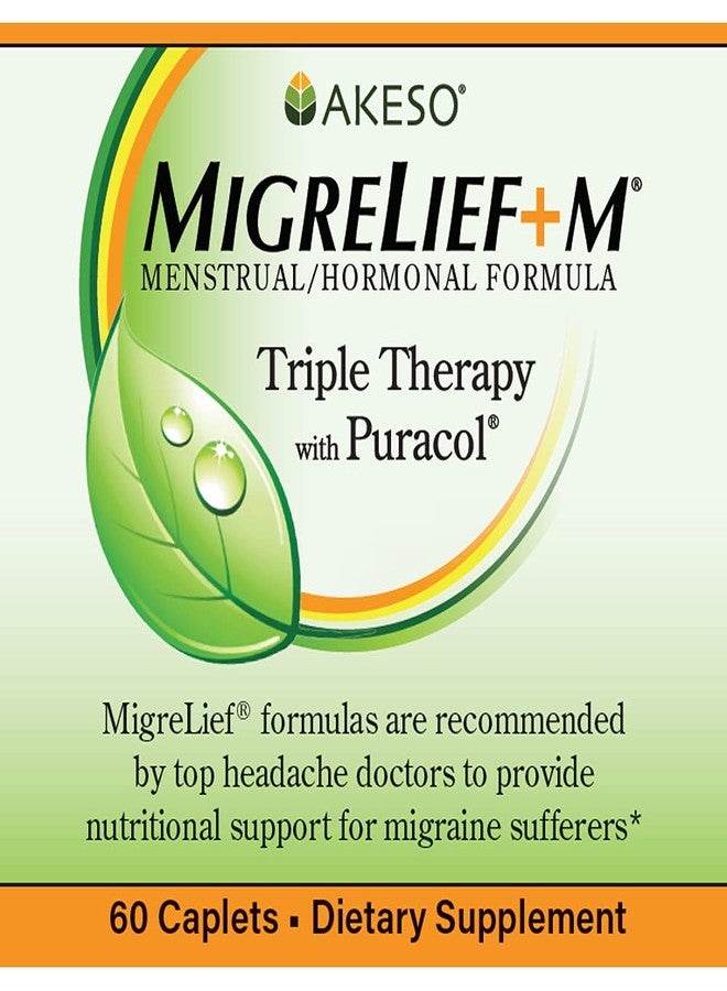 ميجريليف MigreLief+M - مكمل غذائي متقدم لدعم صحة الجهاز العصبي وراحة الرأس لدى النساء - 60 كبسولة (كمية تكفي شهرًا واحدًا) - Image 2