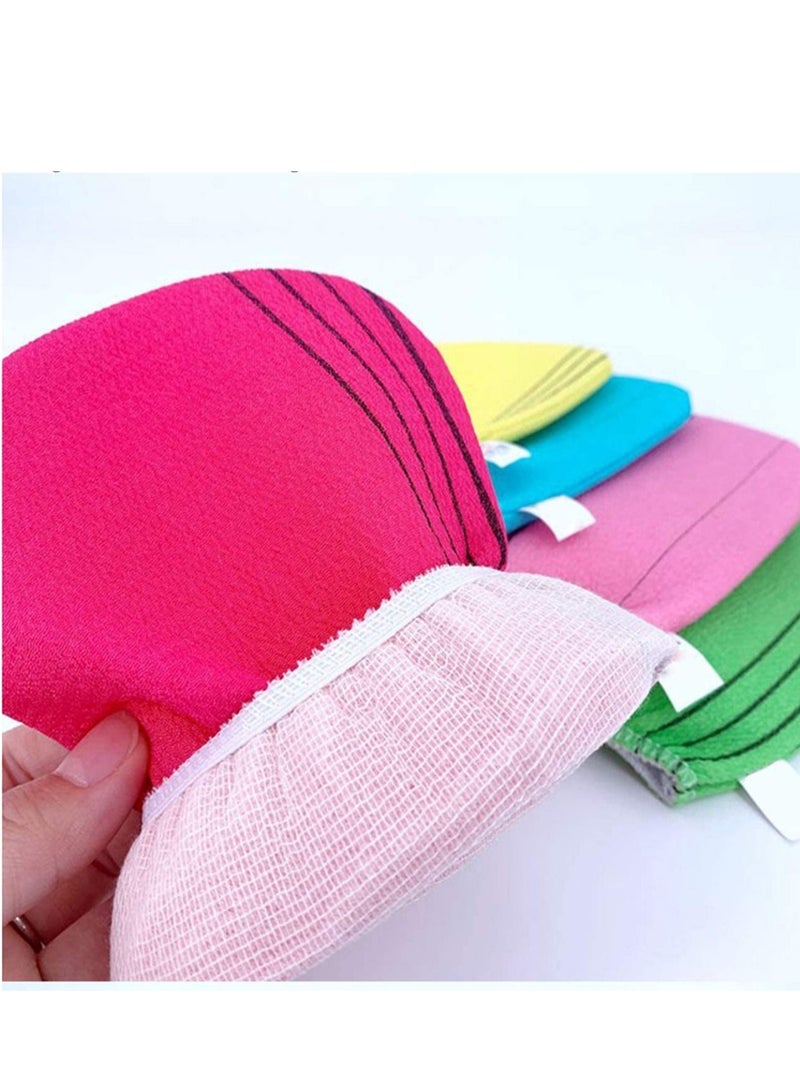 Korean Exfoliating Bath Washcloth Body Scrub Portable Shower Towel Adults Washing Clean Exfoliate Towel Wash Cleaning (color can vary)  - Image 2