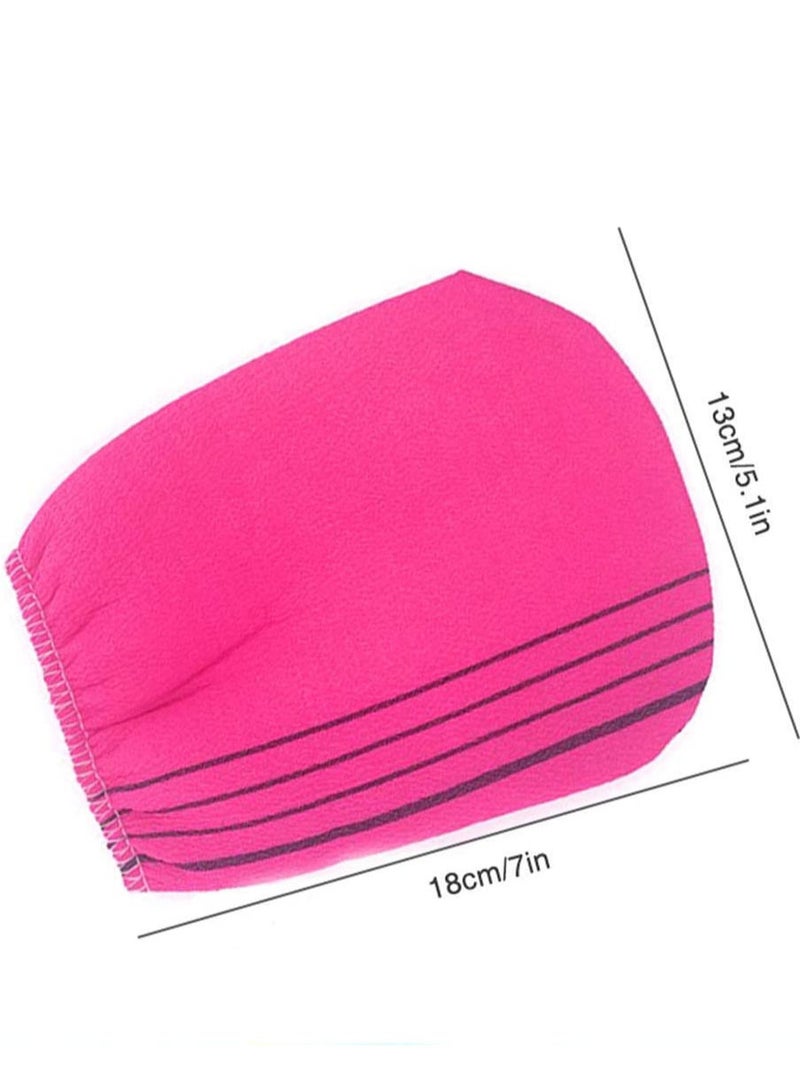 Korean Exfoliating Bath Washcloth Body Scrub Portable Shower Towel Adults Washing Clean Exfoliate Towel Wash Cleaning (color can vary)  - Image 1