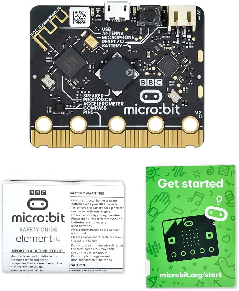 كي إستديو مجموعة Micro:bit V2 Go Kit الأصلية، مع Micro:bit v2، حامل البطارية، كابل Micro USB - Image 5