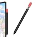 AhaStyle Duotone Apple Pencil USBC Case 2023 Silicone Ultra Thin Proteative Cover Skin Apple Pencil Sleeve AntiSlip Grip Compatible with Apple Pencil USB C BlackRed - Image 2